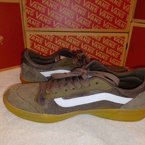 Vans Men's 7/Women's 8.5 Ave Pro Skate Low Top Sneakers Canteen Gum VN0A4BT72KR - Picture 11 of 12